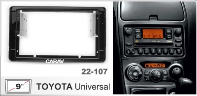 Автомагнитола Toyota 2017+ universal, (ASC-09MB 2/32, 22-107, WS-MTTY06) 9", серия MB, арт.:TOY900MB 2/32