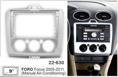 Автомагнитола Ford Focus II 2005-2011 кондиц., (ASC-09MB 2/32, 22-630, WS-MTFR04) 9", серия MB, арт.FRD902MB 2/32