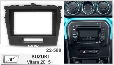 Автомагнитола Suzuki Vitara 2015+, (ASC-09MB8 2/32, 22-588, WS-MTSZ01), 9", серия MB, арт.SUZ903MB8 2/32