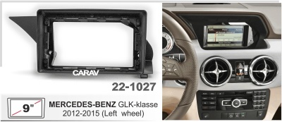 Автомагнитола M.Benz GLK-klasse 2012-2015 (ASC-09MB8 2/32, 22-1027, WS-MTME01) 9", арт.:MB904MB8 2/32