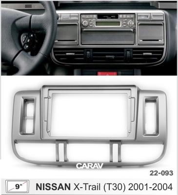 Nissan X-Trail (T30) 2001-2004, 9", арт. 22-093