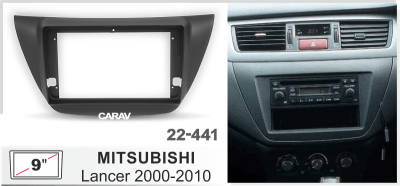 Mitsubishi Lancer IX 2000-2010, 9", арт. 22-441