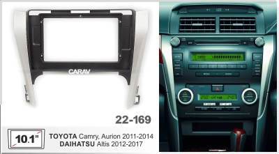 Toyota Camry Aurion 2011-2014 / DAIHATSU Altis 2012-2017, 10", арт. 22-169