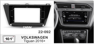 VW Tiguan 2016+, (VW101Y/AYTAND016), 10.1", арт. 22-092