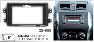 Автомагнитола Suzuki SX4 2007-2014, (ASC-09MB 2/32, 22-958, WS-MTSZ01) 9", серия MB, арт.:SUZ901MB 2/32
