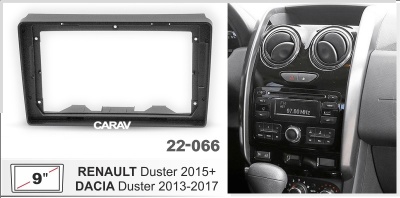 Автомагнитола Renault Duster 2015+, (ASC-09MB8 2/32, 22-066, WS-MTRN03), 9", серия MB, арт.REN9010MB8 2/32