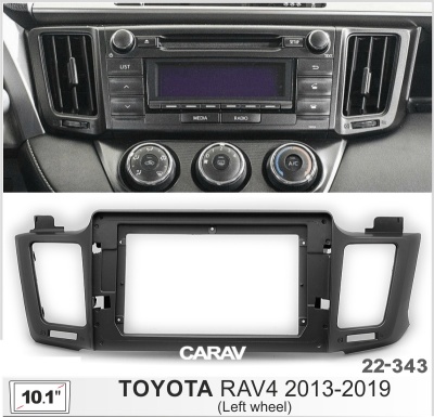 Toyota Rav 4 2013-2019, (TOY105Y/AYRAVE015), 10.1", арт. 22-343