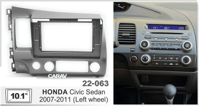 Автомагнитола Honda Civic Sedan 2007-2011 (22-063, WS-MTHN03), 10", арт. HON102MB8 2/32