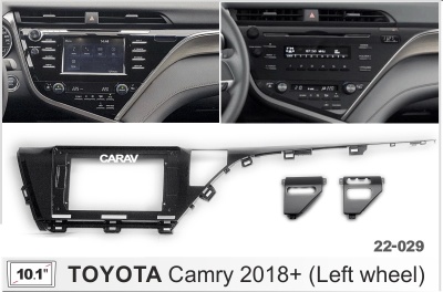 Автомагнитола Toyota Camry 2018+ (XV70), (ASC-10MB8 2/32, 22-029, WS-MTTY06), 10", серия MB, арт.TOY110MB8 2/32