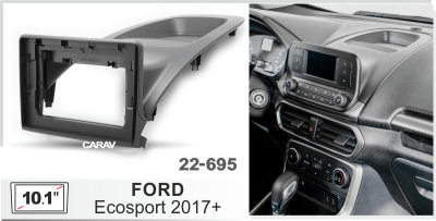Автомагнитола Ford Ecosport 2017+, (ASC-10BM 2/32, 22-695, WS-MTFR08) 10", серия MB, арт.FRD101MB 2/32