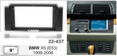 Автомагнитола BMW X5 (E53) 1999-2006 (ASC-09MB 3/32, 22-437, WS-MTBW02) 9", серия MB, арт.BMW902MB 3/32
