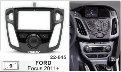Автомагнитола Ford Focus III 2011+, (ASC-09MB 2/32, 22-645, WS-MTFR08) 9", серия MB, арт.FRD905BM 2/32
