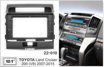 Toyota Land Cruiser 2008-2015, 10", арт. 22-010
