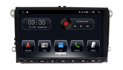 Автомагнитола VW универсальная, Android 10, 3Gb+32Gb, экран 9", серия MB, арт. VW900UN MB 3/32