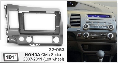 Автомагнитола Honda Civic Sedan 2007-2011 (22-063, WS-MTHN03), 10", арт. HON102MB4 2/32