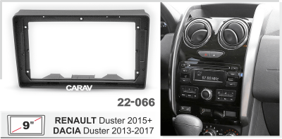 Автомагнитола Renault Duster 2015+, (ASC-09MB4 2/32, 22-066, WS-MTRN03), 9", серия MB, арт.REN9010MB4 2/32