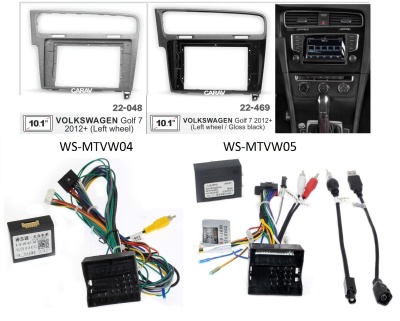 Автомагнитола VW Golf 7 2012+, (ASC-10MB 3/32, 22-048/22-469, WS-MTVW04, WS-MTVW05) 10", серия MB, арт.VW1020MB 3/32