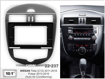 Nissan Tiida (C12) 2011-2016; Pulsar 2013-2016, 10", арт. 22-237