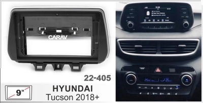 Автомагнитола Hyundai Tucson 2018+, (ASC-09MB 6/128, 22-405, WS-MTKI10), 9", серия MB, арт.HYD917MB 6/128