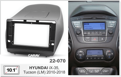 Автомагнитола Hyundai iX-35, Tucson (LM) 2010-2018 (ASC-10MB8 2/32, 22-070, WS-MTKI08, WS-MTKI10) 10", серия MB, арт.HYD101MB8 2/32