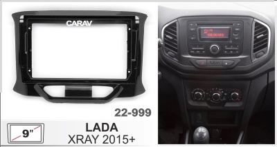 Автомагнитола LADA XRAY 2015+, (ASC-09MB 3/32, 22-999, WS-MTRN03), 9", серия MB, арт. LAD901MB 3/32